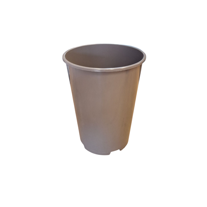14cm 2L Round Plant Pots - Deep - Taupe