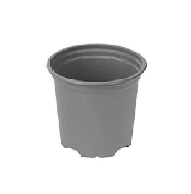 17cm Round plant pot - Grey (2.5L)