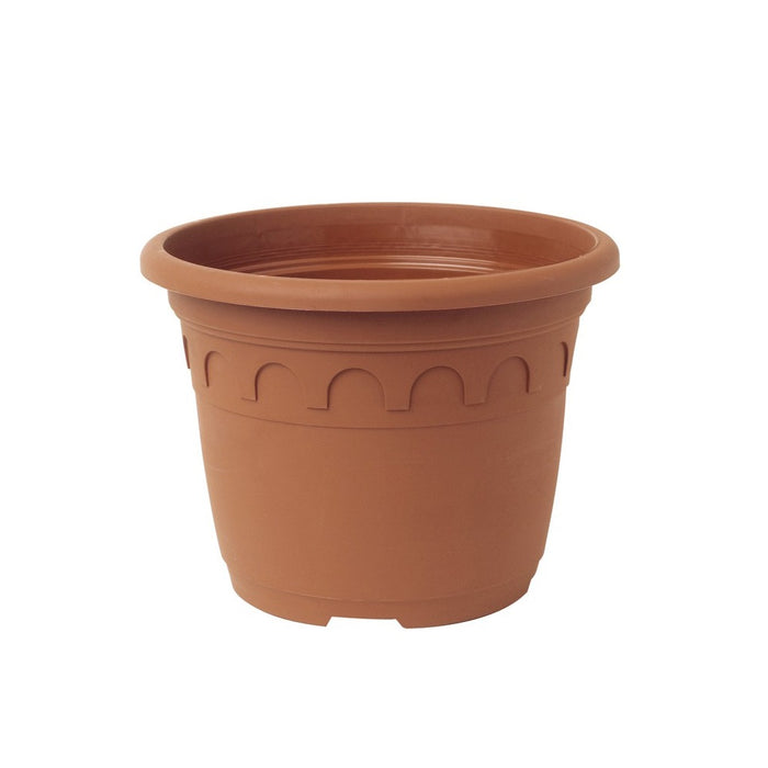 20cm (3 Litre) Roma Round Planter - Clay