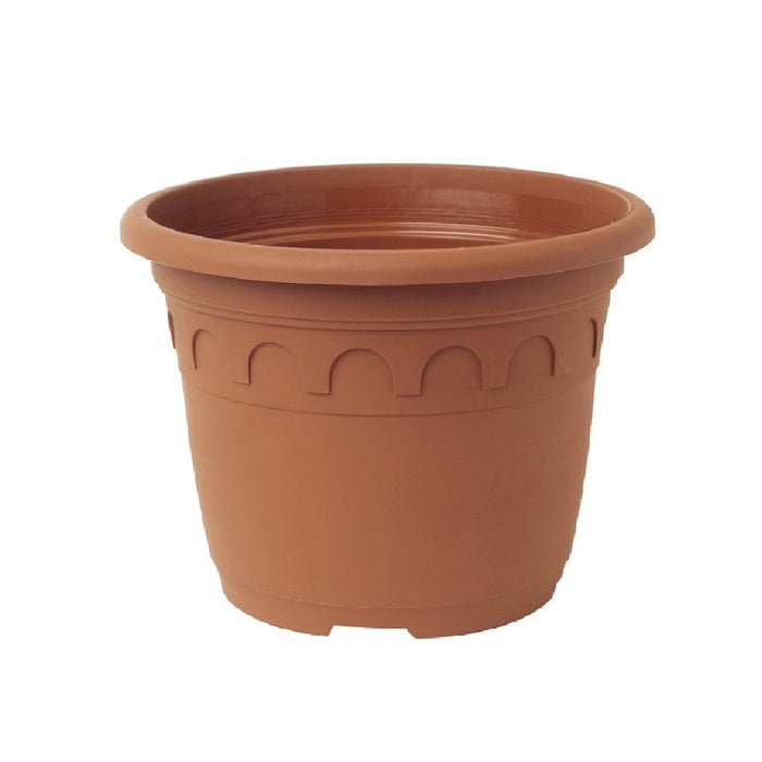 23cm (5.9 Litre) Roma Round Planter - Clay