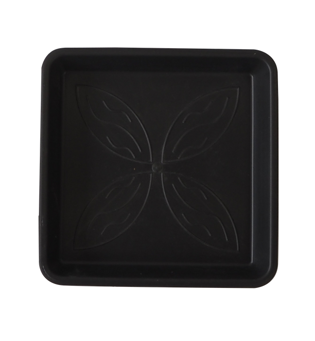 29cm Square Saucer - Black