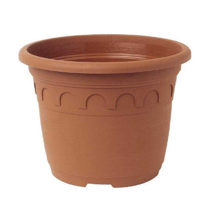 28.5cm (11.5 Litre) Roma Round Planter - Clay