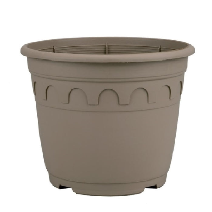 31cm (15 Litre) Roma Round Planter - Taupe
