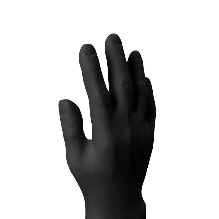 Aurelia Bold Nitrile Powder Free Black Gloves - 5x Pairs - Large