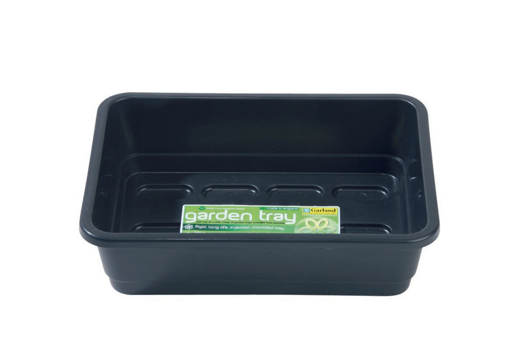 Garland Small Seed Tray (Half) - With No Holes - Black