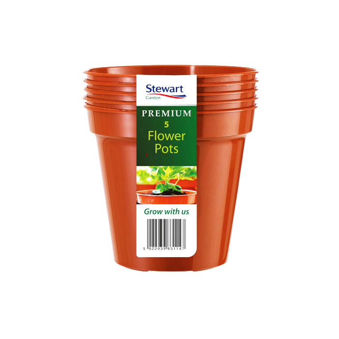 12.7cm (5") Flower Pot x5 (Multi-Packs)