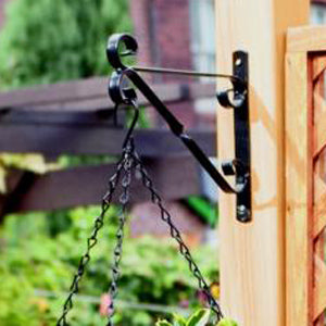 Ambassador Hanging Basket Bracket 30cm/12" Black