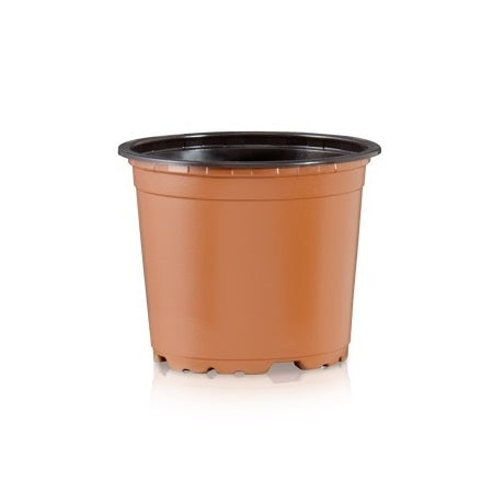 15cm (1.5 litre) 5° TEKU Round Plant Pot - Terracotta