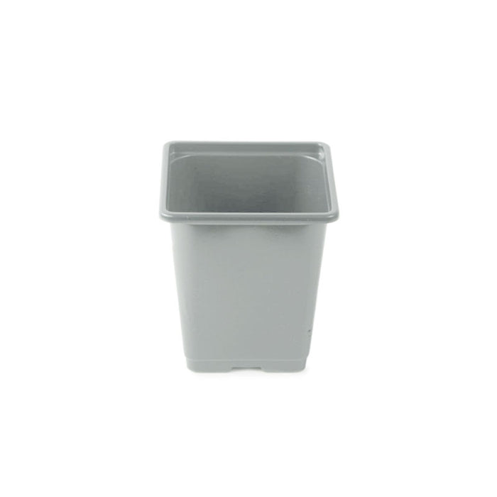 9cm Square plant pot - Grey