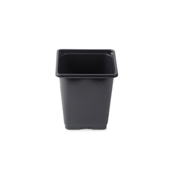 9cm Square plant pot - Black