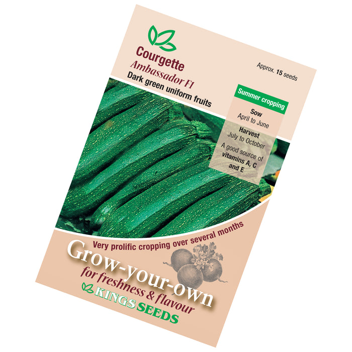 Courgette Ambassador F1 seeds