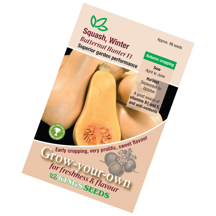 Squash Winter Butternut Hunter F1 Seeds