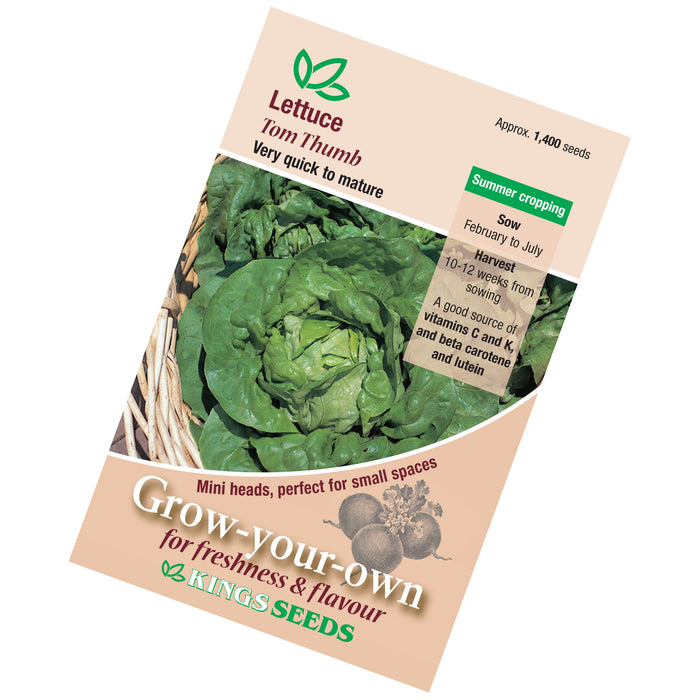 Lettuce Tom Thumb Seeds