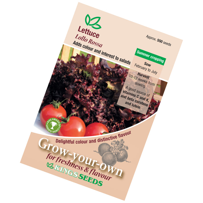 Lettuce Lollo Rosso seeds