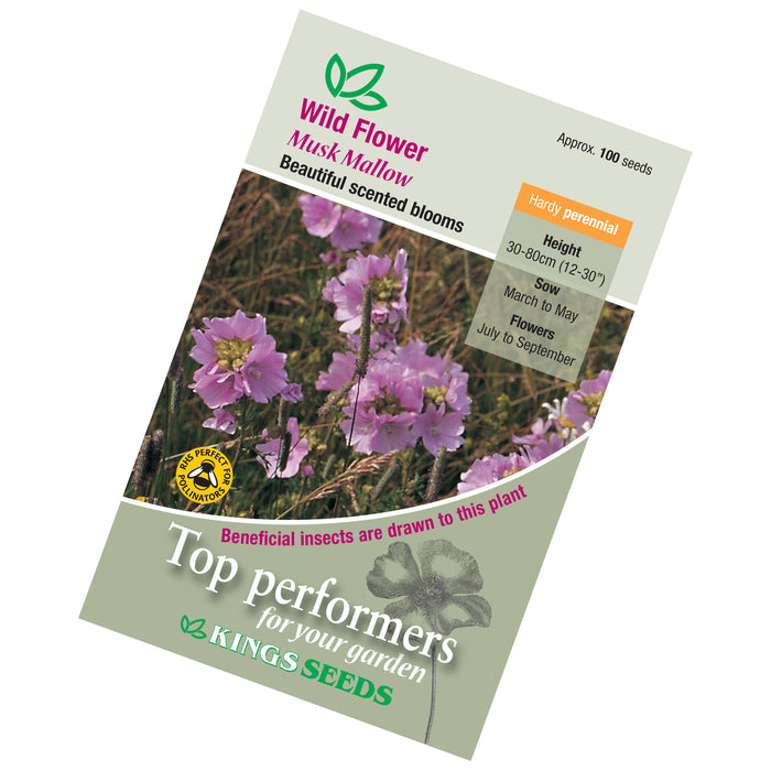 Wild Flower Musk Mallow Seeds