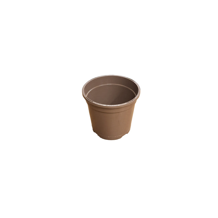 13cm 1L Round Slotted Pots - Taupe