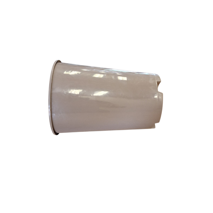 14cm 2L Round Plant Pots - Deep - Taupe