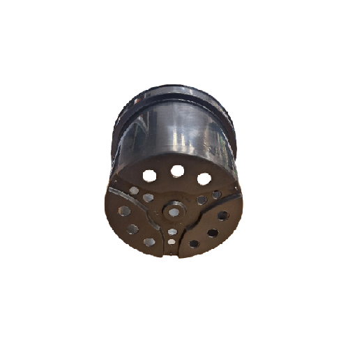 19cm Round plant pot (injection moulded) BLACK