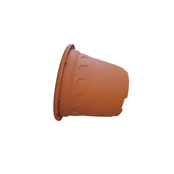 18cm (3 Litre) Roma Round Planter - Clay