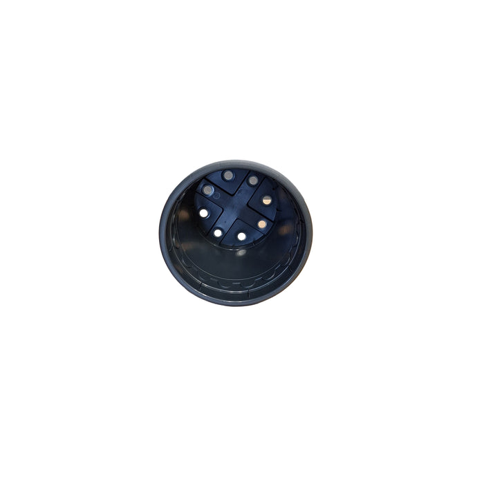 20cm 3L Round Plant Pots - Roma - Grey
