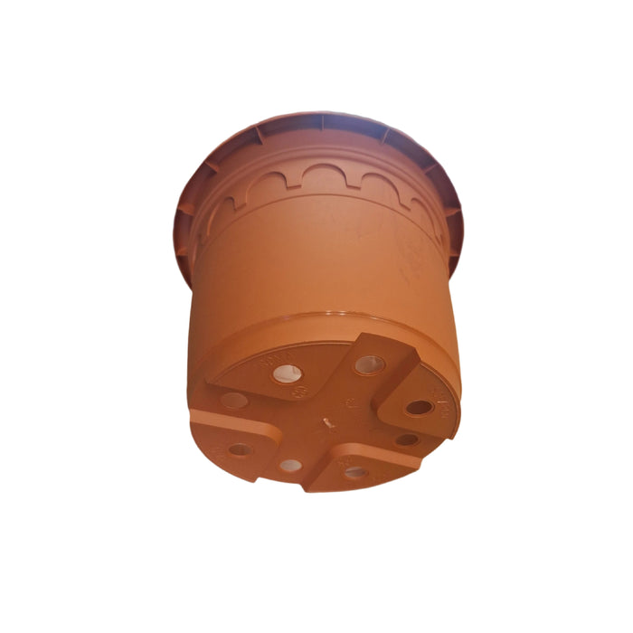 21cm (4.6 Litre) Roma Round Planter - Clay