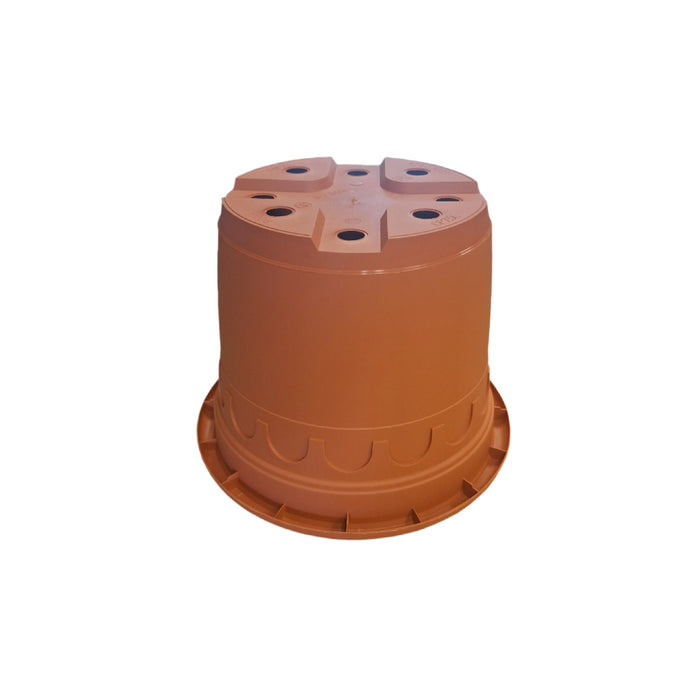 21cm (4.6 Litre) Roma Round Planter - Clay