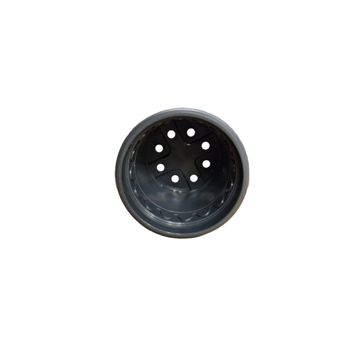 24cm 4.6L Round Plant Pots - Roma - Grey