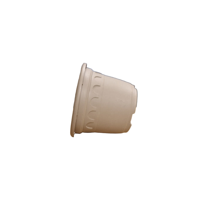 24cm 4.6L Round Plant Pots - Roma - Taupe