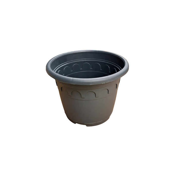 29cm (8.7 Litre) Roma Round Planter - Grey