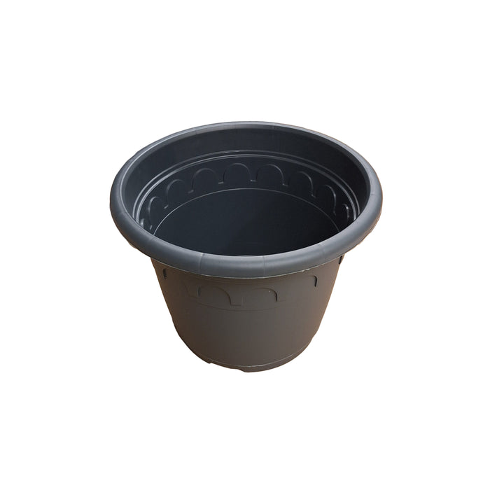 29cm (8.7 Litre) Roma Round Planter - Grey