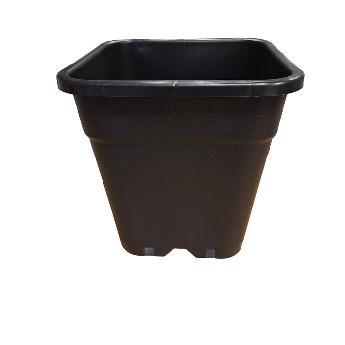 31cm 18L Square Plant Pot – Injection - Black