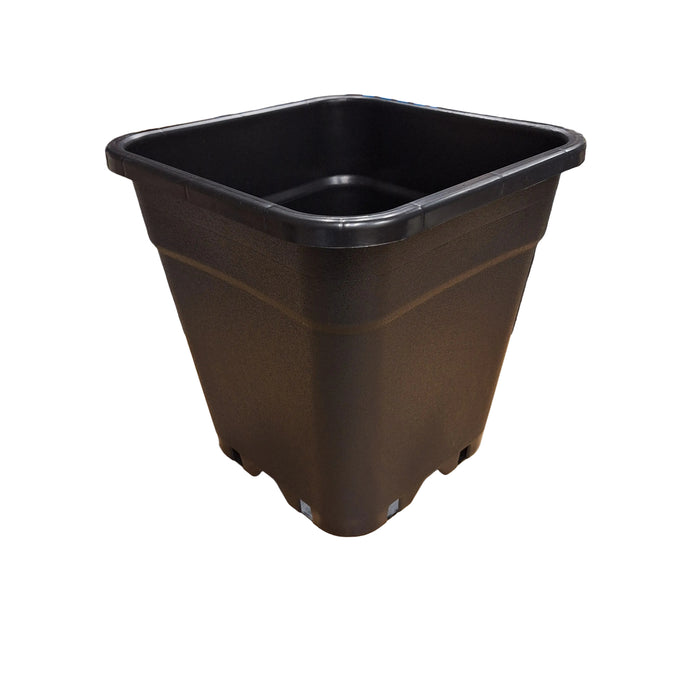 31cm 18L Square Plant Pot – Injection - Black