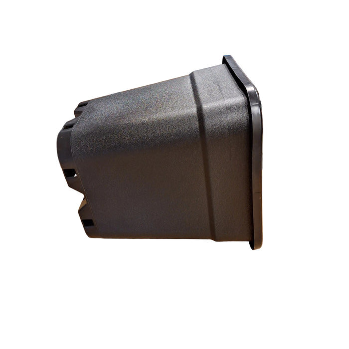 31cm 18L Square Plant Pot – Injection - Black