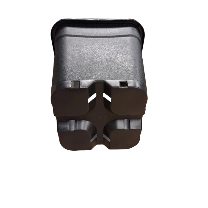 31cm 18L Square Plant Pot – Injection - Black