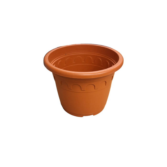 32cm (11.5 Litre) Roma Round Planter - Clay