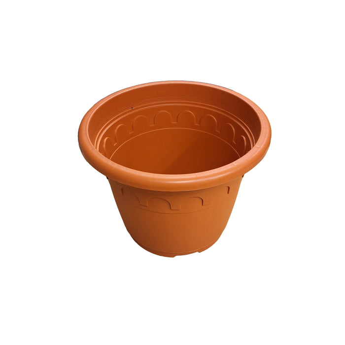 32cm (11.5 Litre) Roma Round Planter - Clay