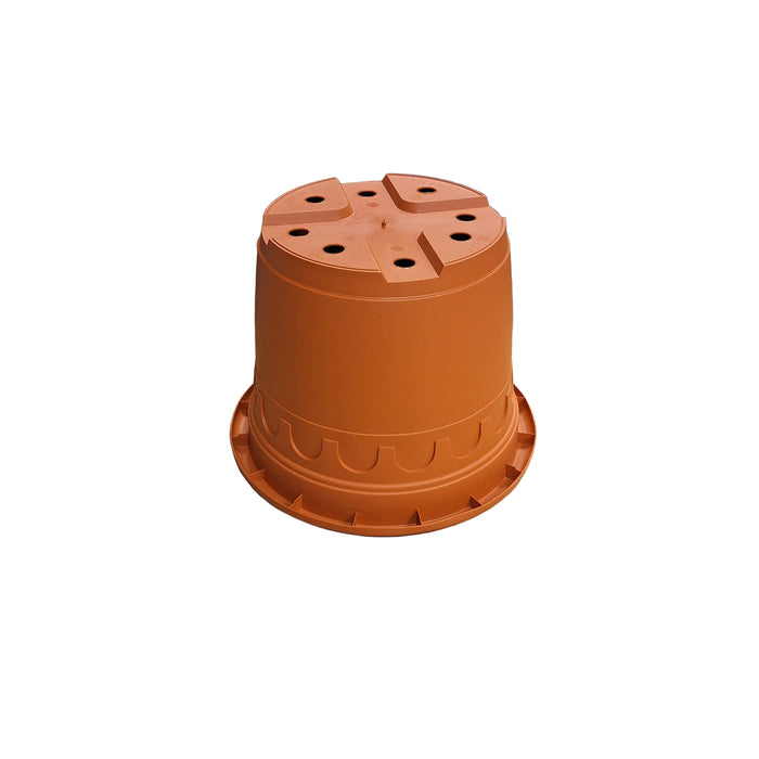 32cm (11.5 Litre) Roma Round Planter - Clay