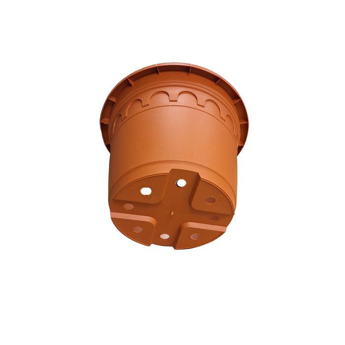 32cm (11.5 Litre) Roma Round Planter - Clay