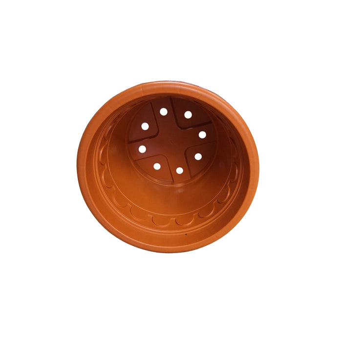 32cm (11.5 Litre) Roma Round Planter - Clay