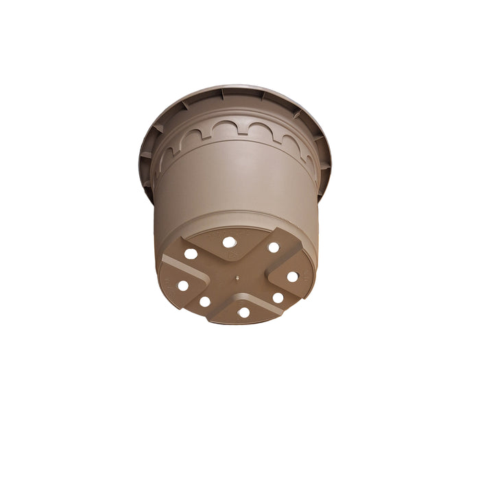 32cm (11.5 Litre) Roma Round Planter - Taupe