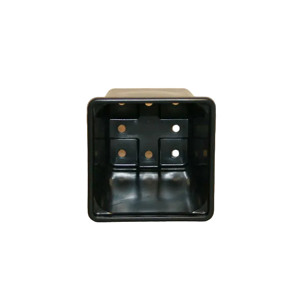 9cm Square plant pot - Black