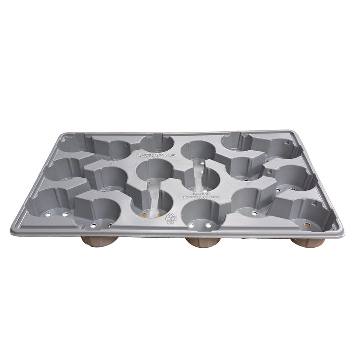 9cm x 18 pot Carry Tray  - Grey