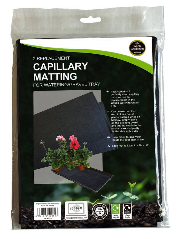 watering mats for indoor plants Garland Replacement Capillary Matting for Watering/Gravel Tray