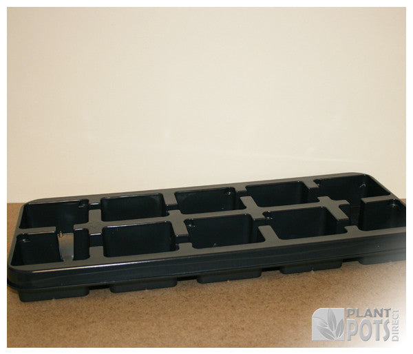 11cm Square plant pot carry tray - holds 10 pots