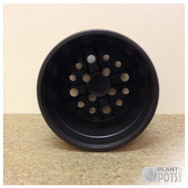 14cm Round plant pot (Terracotta and Grey inside)