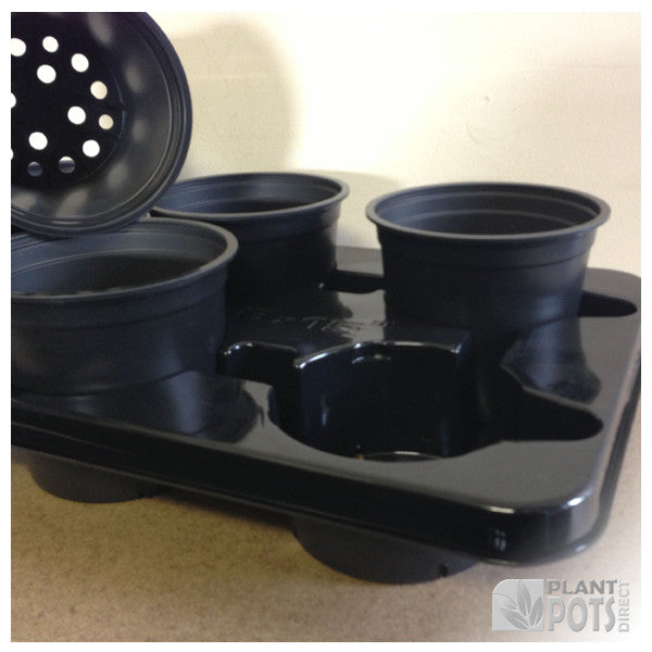 15cm Round full plant pot set - 6 pots