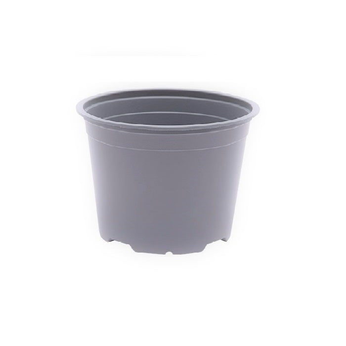 15cm Round plant pot - Grey