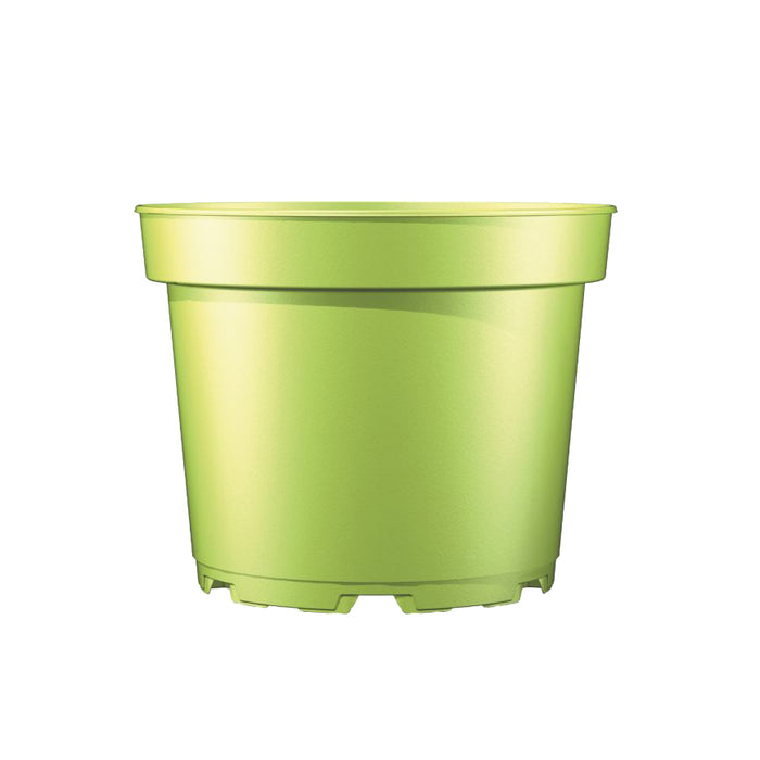 17cm (2 litre) Round Plant Pot (Inj M) - Light Green