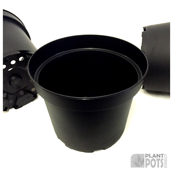 23cm Round plant pot (injection moulded)