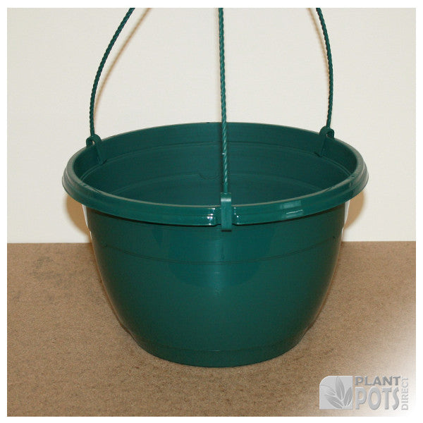 27cm Hanging plant pot - Pine Green